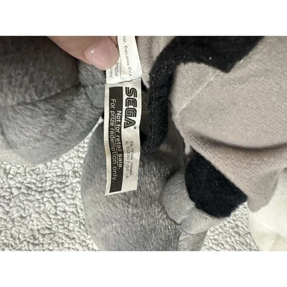 Disney Mickey Mouse Sega Monochrome Series Plush 15" w/ Tag Grey Black And White - Picture 8 of 8